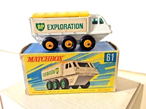 Matchbox by Lesney 1-75 No.61b Alvis Stalwart BP "YELLOW RIMS" 1966-71 mit G-OVP - Bild 1 von 13