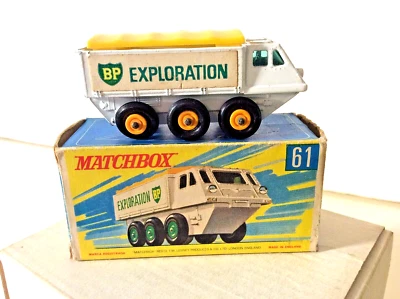Matchbox by Lesney 1-75 No.61b Alvis Stalwart BP "YELLOW RIMS" 1966-71 mit G-OVP - Bild 1 von 4
