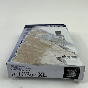 Cartuccia d'inchiostro nera Brother LC-103BKS originale LC103BK ad alto rendimento XL - Foto 1 di 2