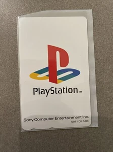 Playstation Telephone Phone Card “NOT FOR SALE” Japan Very Rare - Picture 1 of 2
