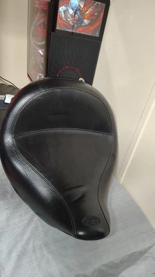 Mustang Wide Touring Solo Seat for 2010-2025 Honda VT13CXA Fury ABS - Image 1 of 4