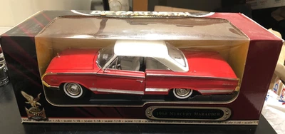 Road Signature Yatming #92568 - 1964 Mercury Marauder Red Diecast Car - 1:18 - Image 1 of 4