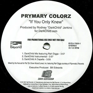 Prymary Colorz - If You Only Knew, 12", (Vinyl) - Imagen 1 de 1