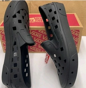 Vans Slip On Trek Rubber Boat Water Shoes Mens Size 13 black like croc euc - Picture 1 of 8