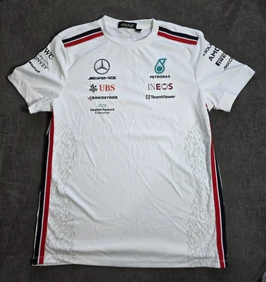 Formula Uno Mercedes Benz AMG Petronas T-shirt Jersey Mens Size Medium - Image 1 of 4