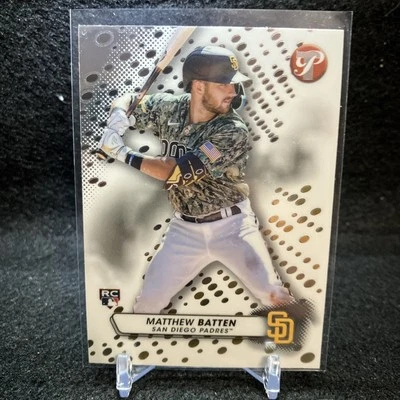 2023 Topps Pristine Matthew Batten #225 Rookie San Diego Padres RC - Image 1 of 3