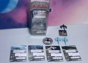Star Wars X-Wing Miniatures Game E-WING Starfighter Set (1 FFG + 3 3D SHIPS) - Picture 1 of 6