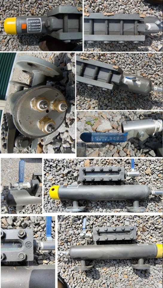 RARE Industrial High-Temperature Magnetic Level Gauge, Gray Steel Construction - Image 1 of 4