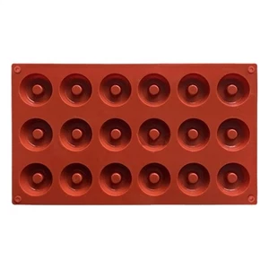 Mini-Silikon-Donut-Form, Donut-Form, Backform, Schokoladenform, Donut-Form - Bild 1 von 12