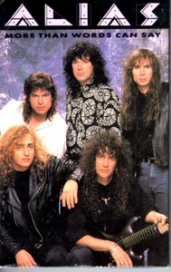 Alias More Than Words Could Say Hard Classic Rock Cassette Tape Single Metal - Picture 1 of 2