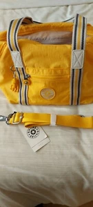 KIPLING ART MINI VIVID YELLOW NWT - Picture 1 of 7