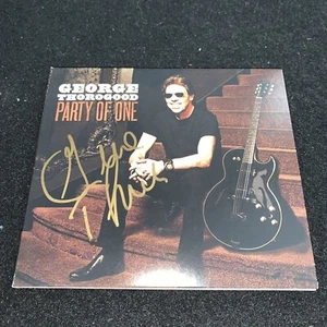 GEORGE THOROGOOD • Party Of One ~ Signed / Autographed - Imagen 1 de 7