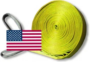 U.S. made SD SNATCH STRAP - 2" X 30') 15,500 lb MBS - Picture 1 of 3