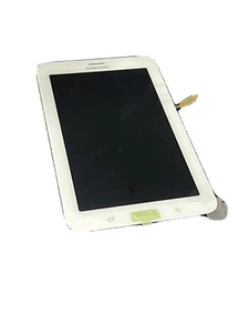 Original Samsung Galaxy Tab 3 Lite 7.0 T116 Écran Tactile Cadre Blanc - Picture 1 of 2