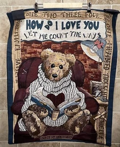 Boyd's Bear Wandbehang Wandteppich "How Do I Love You" - Bild 1 von 4
