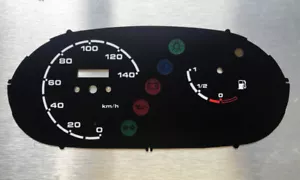 Tachoscheibe passend für Piaggio SKR125 Kmh black Tacho gauge speedo Zifferblatt - Bild 1 von 1