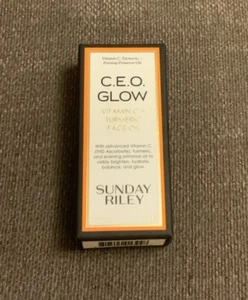 SUNDAY RILEY CEO GLOW VIT C & TURMERIC FACE OIL - 5ml - BNIB - Picture 1 of 1