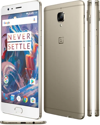 Orignal OnePlus 3 Dual SIM 4G LTE Quad Core Android 6GB RAM 64GB 5.5" Cell Phone - Image 1 of 3