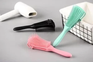 Detangling Brush Hair Brush for Curly Wavy Wet Hair Afro America Textured 3a to - Picture 1 of 11