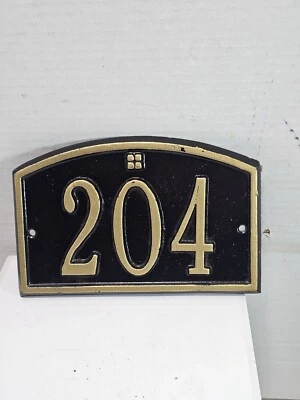 Placa de dirección de casa Cape Charles 204 House #. 7,5" por 5" Foto 1 de 4