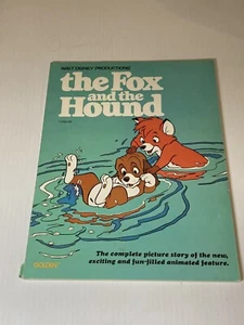 Vintage 1981 Walt Disney's The Fox And The Hound Book-Golden Books Comic Book PB - Picture 1 of 11