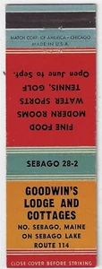 Goodwin's Lodge and Cottages No. Cubierta vacía Sebago Maine - Imagen 1 de 3