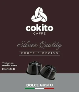 96 Capsule compatibili DOLCE GUSTO Cokito caffè "Silver Quality" Intensità 8/10 - Foto 1 di 2