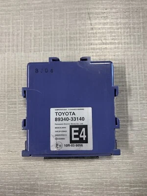 2014 LEXUS ES300H ES350 ПАРКОВКА ПОМОЩЬ ЗАЗОР МОДУЛЬ УПРАВЛЕНИЯ 89340-33140 - Изображение 1 из 4
