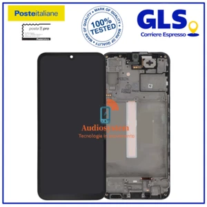 DISPLAY TOUCH SCREEN +FRAME per SAMSUNG GALAXY A25 5G SM-A256 INCELL VETRO NERO - Foto 1 di 1
