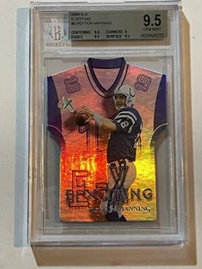 Peyton Manning 2000 Skybox EX E-XCITING BGS 9.5 #5 Pop 1 - Picture 1 of 3