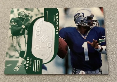 1998 SPx Finite #79 Warren Moon Seahawks /7600 - Image 1 of 2