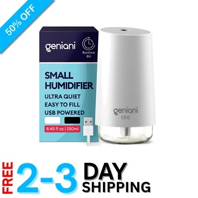 250ML Cool Mist Ultrasonic Humidifier with Auto Shut-Off - Perfect for Babies - Image 1 of 4