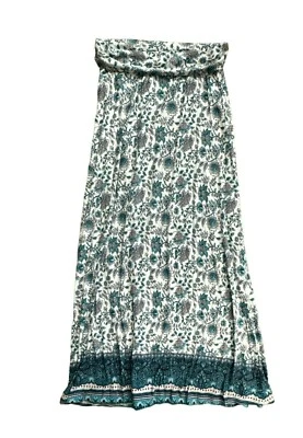 Maxi Falda Stitch Fix Loveappella Zaria Estampado Borde Talla Pequeña Floral Elastizada Foto 1 de 3