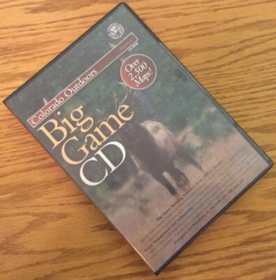 Colorado Outdoors Big Game CD-Rom CO Division Of Wildlife Over 2500 Maps NEW - Image 1 of 4