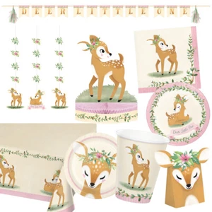 Deer Little One Party Supplies You Choose your product from the drop down box - Picture 1 of 12