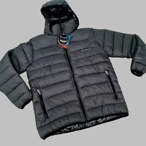 COLUMBIA Detachable Hood in GREY Chest:44" INCH OMNI-HEAT (M)DELTA RIDGE JACKET - Picture 1 of 6