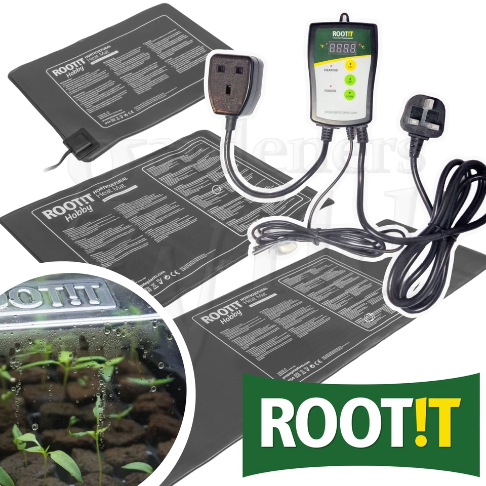 ROOT!T Heat-Mat Thermostat Kit rootit plant propagation horticultural greenhouse - Image 1 of 2