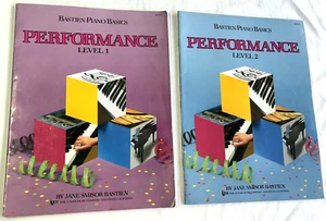 Bastien Piano Basics Books livello 1 e 2 della performance di Jane Smisor Bastien PB - Foto 1 di 6