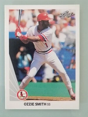 1990 Leaf Ozzie Smith St. Louis Cardinals #142 - Image 1 of 2