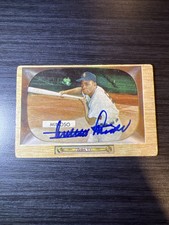1955 Bowman #25 Orestes Minnie Minoso Signed Auto HOF Card White Sox