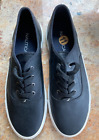 New NAUTICA Boat Deck Sneakers Men's Size 11 Black Lace Casual Loafer Shoes