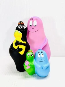 Barbapapa & Barbamama Family 8” 2006 AT & Kodansha Bank Plastoy Rare! - Picture 1 of 7