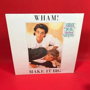 WHAM Make It Big 1984 vinyl LP + INNER + INSERT GEORGE MICHAEL Careless Whisper - Picture 1 of 8