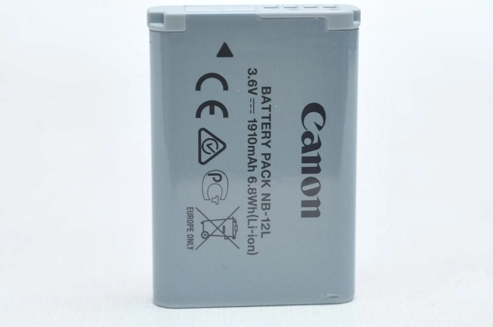 Batería Canon OEM NB-12L para PowerShot G1 X Mark II, N100, VIXIA Mini X Foto 1 de 1