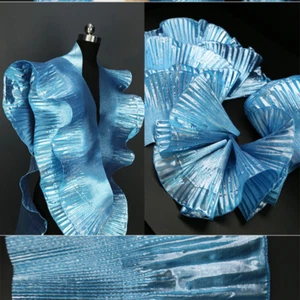 Rüschenband Borte Stoff Rüschenband Plissee für Kostüm Deko - Bild 1 von 24