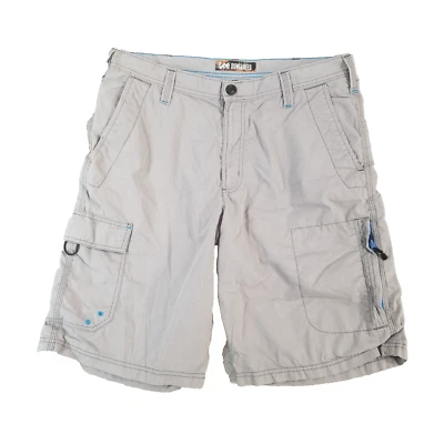 Lee cargo Senderismo Pantalones Cortos Hombre 34x 10.5 Gris Ligero Algodón Nylon Exterior Foto 1 de 4