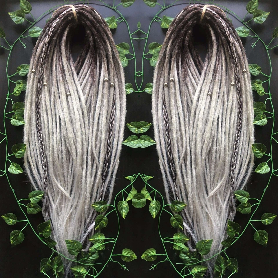 Novo Conjunto de Dreadlocks Sintéticos Ombre Personalizados de Crochê Fumaça Dupla/Única Extremidade - Imagem 1 de 1