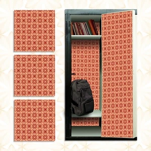 Deluxe Magnetic School Locker Wallpaper Made in USA - Pack of 3 Sheets (vg 018) - Picture 1 of 4