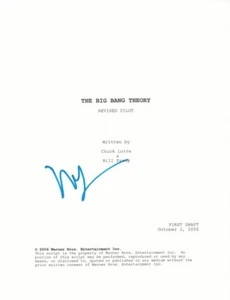 Mayim Bialik Signed The Big Bang Theory FULL Script RACC TRUSTED, AFTAL UACC COA - Picture 1 of 3