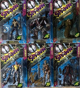 6 NEW Todd McFarlane Spawn Series 6 Figures Battleclad Tiffany Red variant Alien - Picture 1 of 2